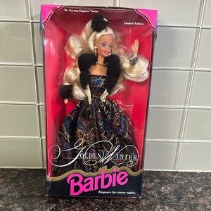 Vintage Barbie Golden Winter Doll